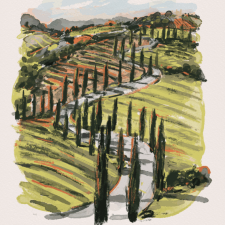 Tuscany, Italia (8" x 11" Print)